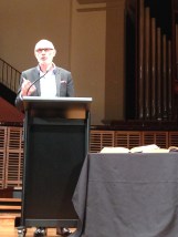 Professor Miroslav Volf delivering the Richard Johnson Lecture